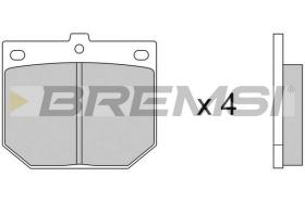 BREMS BP2078 - PASTIGLIE FRENO - BRAKE PADS