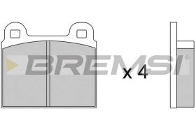 BREMS BP2082 - PASTIGLIE FRENO - BRAKE PADS