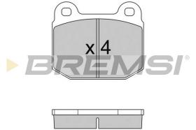 BREMS BP2085 - PASTIGLIE FRENO - BRAKE PADS