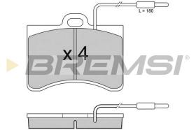 BREMS BP2092 - PASTIGLIE FRENO - BRAKE PADS