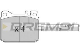 BREMS BP2108 - PASTIGLIE FRENO - BRAKE PADS