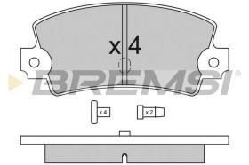 BREMS BP2114 - PASTIGLIE FRENO - BRAKE PADS