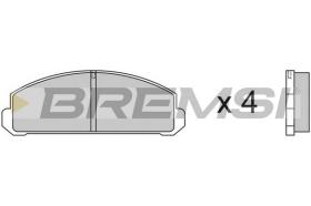 BREMS BP2123 - PASTIGLIE FRENO - BRAKE PADS