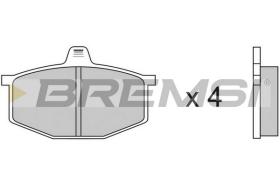 BREMS BP2124 - PASTIGLIE FRENO - BRAKE PADS