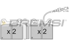 BREMS BP2131 - PASTIGLIE FRENO - BRAKE PADS