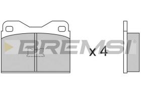 BREMS BP2136 - PASTIGLIE FRENO - BRAKE PADS