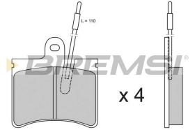 BREMS BP2161 - PASTIGLIE FRENO - BRAKE PADS