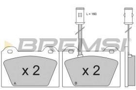 BREMS BP2164 - PASTIGLIE FRENO - BRAKE PADS