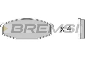 BREMS BP2180 - PASTIGLIE FRENO - BRAKE PADS