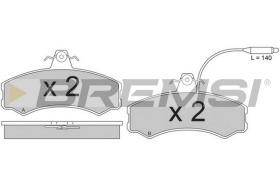 BREMS BP2196 - PASTIGLIE FRENO - BRAKE PADS