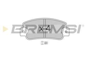 BREMS BP2203 - PASTIGLIE FRENO - BRAKE PADS