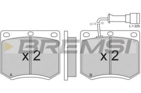 BREMS BP2205 - PASTIGLIE FRENO - BRAKE PADS