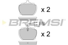 BREMS BP2207 - PASTIGLIE FRENO - BRAKE PADS