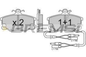 BREMS BP2210 - PASTIGLIE FRENO - BRAKE PADS