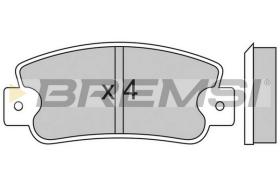 BREMS BP2211 - PASTIGLIE FRENO - BRAKE PADS