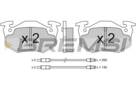 BREMS BP2216 - PASTIGLIE FRENO - BRAKE PADS