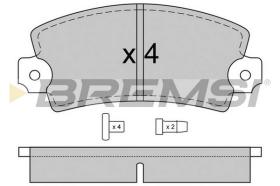 BREMS BP2220 - PASTIGLIE FRENO - BRAKE PADS