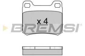 BREMS BP2227 - PASTIGLIE FRENO - BRAKE PADS