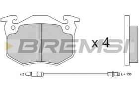 BREMS BP2230 - PASTIGLIE FRENO - BRAKE PADS