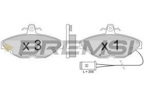 BREMS BP2258 - PASTIGLIE FRENO - BRAKE PADS