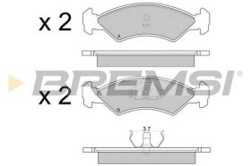 BREMS BP2263 - PASTIGLIE FRENO - BRAKE PADS