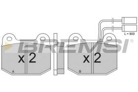 BREMS BP2274 - PASTIGLIE FRENO - BRAKE PADS