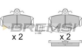 BREMS BP2284 - PASTIGLIE FRENO - BRAKE PADS