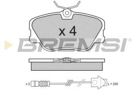 BREMS BP2286 - PASTIGLIE FRENO - BRAKE PADS