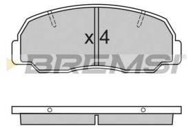 BREMS BP2297 - PASTIGLIE FRENO - BRAKE PADS