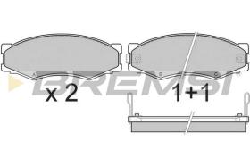 BREMS BP2301 - PASTIGLIE FRENO - BRAKE PADS