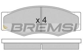 BREMS BP2302 - PASTIGLIE FRENO - BRAKE PADS