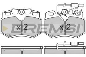 BREMS BP2311 - PASTIGLIE FRENO - BRAKE PADS