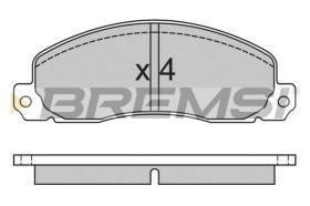 BREMS BP2312 - PASTIGLIE FRENO - BRAKE PADS