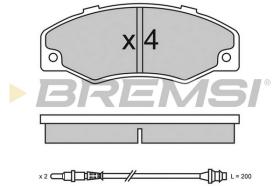 BREMS BP2320 - PASTIGLIE FRENO - BRAKE PADS