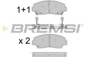 BREMS BP2326 - PASTIGLIE FRENO - BRAKE PADS