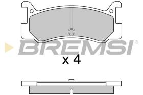 BREMS BP2328 - PASTIGLIE FRENO - BRAKE PADS