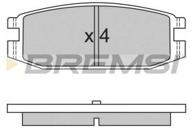 BREMS BP2331 - PASTIGLIE FRENO - BRAKE PADS