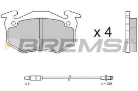 BREMS BP2334 - PASTIGLIE FRENO - BRAKE PADS