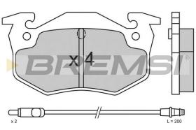 BREMS BP2338 - PASTIGLIE FRENO - BRAKE PADS