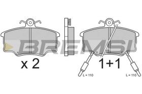 BREMS BP2339 - PASTIGLIE FRENO - BRAKE PADS