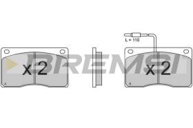 BREMS BP2340 - PASTIGLIE FRENO - BRAKE PADS