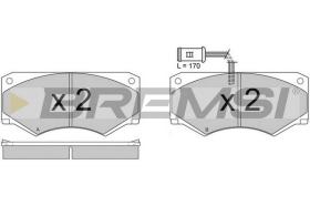 BREMS BP2341 - PASTIGLIE FRENO - BRAKE PADS