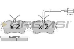 BREMS BP2342 - PASTIGLIE FRENO - BRAKE PADS