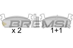 BREMS BP2348 - PASTIGLIE FRENO - BRAKE PADS