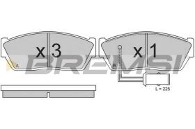 BREMS BP2355 - PASTIGLIE FRENO - BRAKE PADS