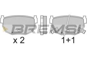 BREMS BP2357 - PASTIGLIE FRENO - BRAKE PADS