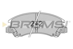 BREMS BP2358 - PASTIGLIE FRENO - BRAKE PADS