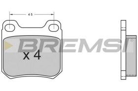 BREMS BP2368 - PASTIGLIE FRENO - BRAKE PADS