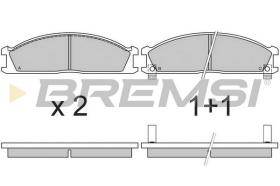 BREMS BP2370 - PASTIGLIE FRENO - BRAKE PADS