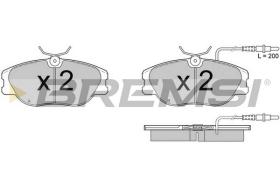 BREMS BP2373 - PASTIGLIE FRENO - BRAKE PADS